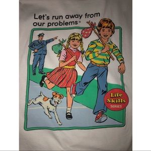 Steven Rhodes-“Let’s run away from our problems”